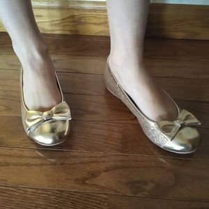 Gymboree Gold Ballet Flats